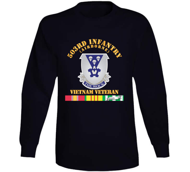 Army - 503rd Infantry - Vietnam Veteran X 300 Long Sleeve