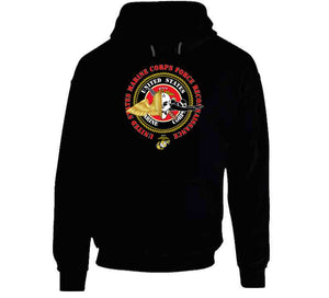 United States Marine Corps - Force Recon on USMC Seal - Tshirt