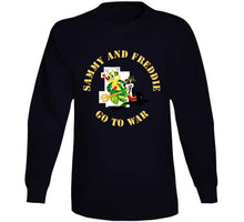 Load image into Gallery viewer, Navy - Sof - Sammy - Freddie - Go To War V1 T Shirt
