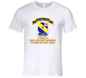 Army -  E Co 52nd Infantry - Lrp - Ready Rifles T Shirt