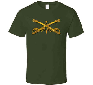 Army - 1st Bn 7th Cavalry Branch Wo Txt T Shirt, Hoodie and Premium