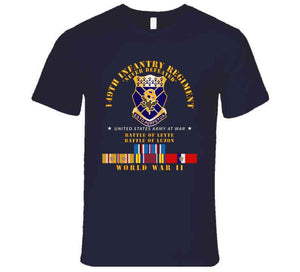 Army -  149th Infantry Regiment - Battle Of Leyte-luzon - Coa - Wwii Pac Svc X 300 T Shirt