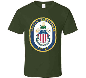 Navy - Uss Fort Lauderdale (lpd-28) Wo Txt X 300 T Shirt