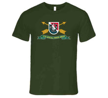 Load image into Gallery viewer, Army - 11th Special Forces Group - Flash W Br - Ribbon X 300 T Shirt
