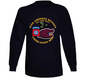 Army - 82nd Airborne Div - Beret - Mass Tac - Maroon  - 82nd Avn Regt T Shirt