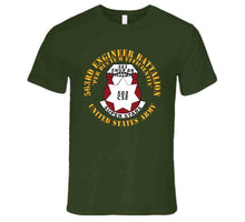 Load image into Gallery viewer, Army  - 563rd Engineer Battalion - Dui - Per Ductum Efficientia - Superstars X 300 T Shirt
