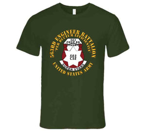 Army  - 563rd Engineer Battalion - Dui - Per Ductum Efficientia - Superstars X 300 T Shirt