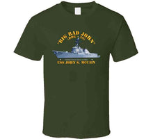 Load image into Gallery viewer, Navy - Destroyer - Uss John S Mccain - Big Bad John T Shirt
