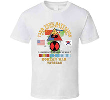 Load image into Gallery viewer, Army - 73rd Tank Battalion, 7th Infantry Div - Vs Nk - China, Korean War W Korea Map Green X 300 Classic T Shirt, Crewneck Sweatshirt, Hoodie, Long Sleeve, Mug
