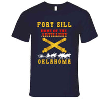 Load image into Gallery viewer, Army - Fort Sill, Home Of Artillery W Cassion - Gold X 300 T Shirt

