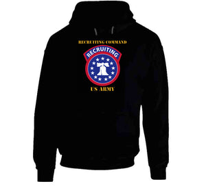 United States Army - Recruiting Command with txt T Shirt, Premium. Hoodie