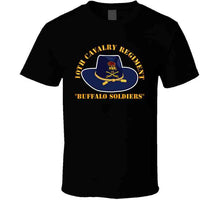 Load image into Gallery viewer, Army - 10th Cavalry Regiment - Buffalo Soldiers Long Sleeve T Shirt
