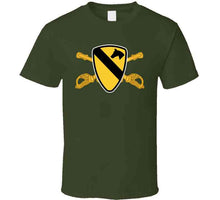 Load image into Gallery viewer, Army - 1st Cavalry Division - Ssi  W Br X 300 T Shirt
