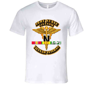 Army - Army Nurse W Vietnam Svc Ribbons T Shirt