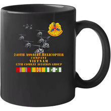 Load image into Gallery viewer, Army - 240th Assault Helicopter Co W 12th Cab W Vn Svc T Shirt
