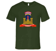 Load image into Gallery viewer, Army - 7th Engineer Brigade W Tab - Germany - Eng  Br - Ribbon X 300 T Shirt
