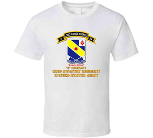 Army -  E Co 52nd Infantry - Lrp - Ready Rifles T Shirt