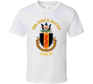 Navy - Uss John S. Mccain (ddg-56) Wo Bakgrd T Shirt