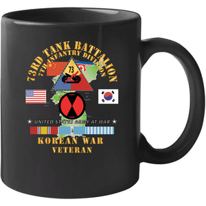 Army - 73rd Tank Battalion, 7th Infantry Div - Vs Nk - China, Korean War W Korea Map Green X 300 Classic T Shirt, Crewneck Sweatshirt, Hoodie, Long Sleeve, Mug