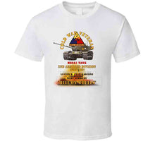 Load image into Gallery viewer, Army - Cold War Vet -  2nd Armored Division  - Garlstedt, Germany - M60a1 Tank  - Hell On Wheels W Fire X 300 Long Sleeve T Shirt
