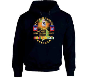 Army - Vietnam Combat Vet -1st Bn, 505th Infantry Regiment, 3rd Bde 82nd Airborne Div W  Dui - Br  W  Vn Svc X 300 Hoodie