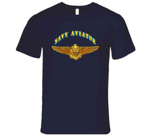Emblem - Navy - Navy Aviator T Shirt