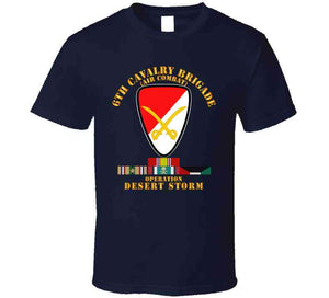 6th Cavalry Brigade - Desert Storm with Desert Storm Service Ribbons - Classic, Hoodie, Premium