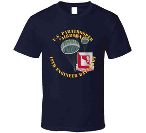 Army - Us Paratrooper - 19th Engineer Battalion T Shirt, Hoodie and Premium