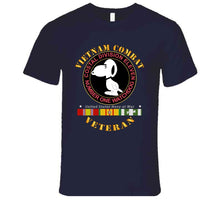 Load image into Gallery viewer, Navy - Vietnam Cbt Vet - Coastal Div 11 - Number 1 Watchdog Blk W Svc T Shirt
