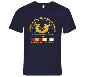 Army - Judge Advocate Veteran Corps, Veteran, "Jag", Cold War Veteran with Cold War Service Ribbons - T Shirt, Premium and Hoodie