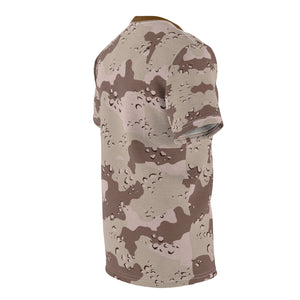 AOP Tee - Military Chocolate Chip Desert Camouflage Shirt