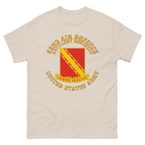 52nd Air Defense Artillery - Veteran - Front Back - Men's heavyweight tee