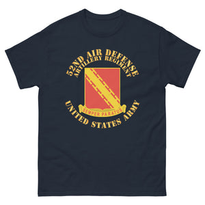 52nd Air Defense Artillery - Veteran - Front Back - Men's heavyweight tee