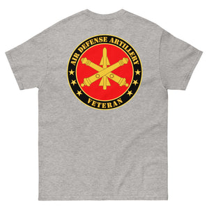 52nd Air Defense Artillery - Veteran - Front Back - Men's heavyweight tee