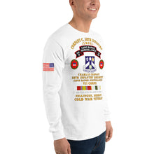 Load image into Gallery viewer, Men’s Long Sleeve Shirt - C CO, 58th Infantry (LRSU), Nellingen, Germany Cold War Veteran w COLD SVC
