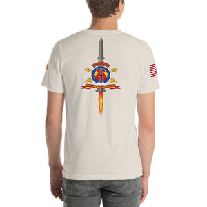 Short-Sleeve Unisex T-Shirt - 56th Field Artillery Command (Pershing)