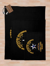 Load image into Gallery viewer, Army - 2nd Infantry Div - Camp Casey Korea - Tong Du Chon Throw Blanket
