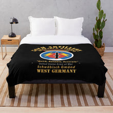 Load image into Gallery viewer, Army - 56th Artillery Command - Pershing - Bismarck Kaserne Throw Blanket
