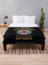 Load image into Gallery viewer, Army - 56th Artillery Command - Pershing - Bismarck Kaserne Throw Blanket
