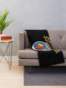 Army - 56th Artillery Command - Pershing - Bismarck Kaserne Throw Blanket