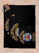 Load image into Gallery viewer, Army - 56th Artillery Command - Pershing - Bismarck Kaserne Throw Blanket
