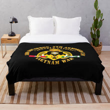 Load image into Gallery viewer, Army - 3rd Squadron, 5th Armored Cav w SVC Throw Blanket
