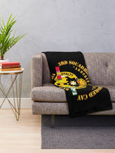 Load image into Gallery viewer, Army - 3rd Squadron, 5th Armored Cav w SVC Throw Blanket

