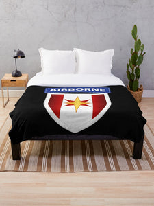 Army - 44th Medical Bde (Airborne) wo Txt Throw Blanket