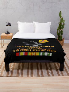 Army - 116th Assault Helicopter Co w 12th CAB - w VN SVC x 300 Throw Blanket