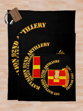 Load image into Gallery viewer, Army - 1st Bn 92nd Artillery - Vietnam 1967 - 1971 Throw Blanket
