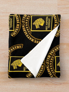 1st Battalion, 27th Infantry Throw Blanket