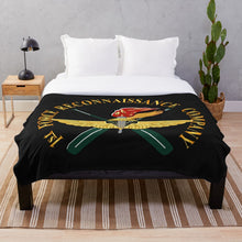 Load image into Gallery viewer, USMC - 1st Force Recon Company wo FMF PAC - BckGrd Throw Blanket
