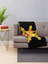 Load image into Gallery viewer, Army - 83rd Field Artillery w Br - Ribbon Throw Blanket
