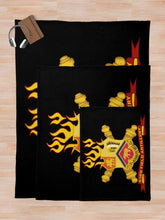 Load image into Gallery viewer, Army - 83rd Field Artillery w Br - Ribbon Throw Blanket
